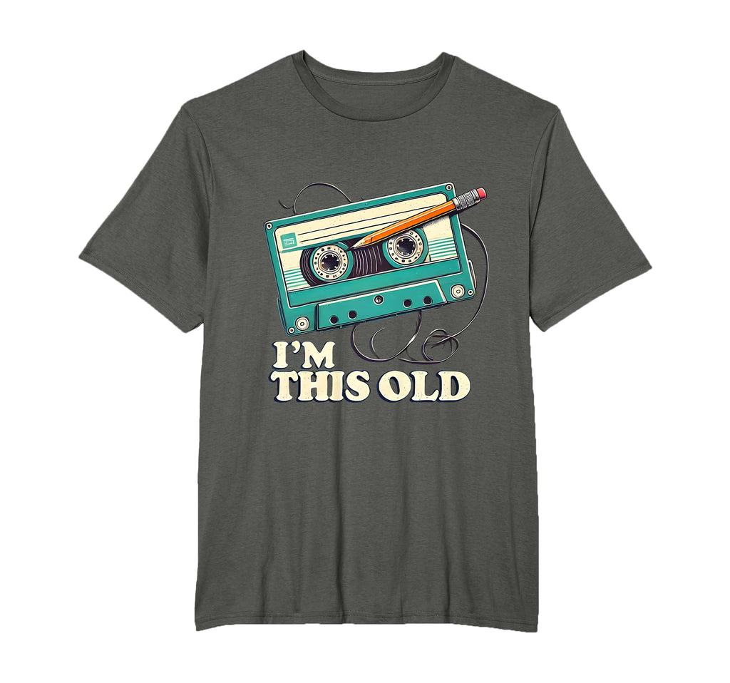 Cassette Tape Pencil T-Shirt - Unique Graphic for Adults - T-Shirt, Sweatshirt, Hoodie
