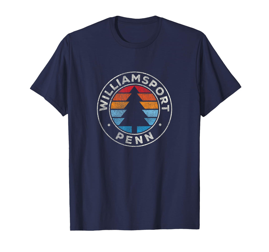 Williamsport Pennsylvania Pa 70S T-Shirt - Unique Graphic for Adults - T-Shirt, Sweatshirt, Hoodie
