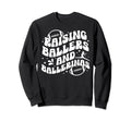 Raising Ballers And Ballerinas Sweatshirt - Minimalist Print Unisex - T-Shirt, Sweatshirt, Hoodie