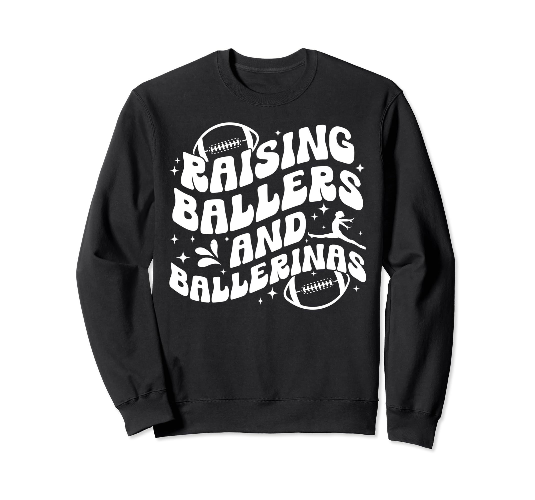 Raising Ballers And Ballerinas Sweatshirt - Minimalist Print Unisex - T-Shirt, Sweatshirt, Hoodie