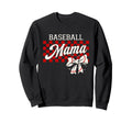 Checkered Baseball Mom Art Coquette Sweatshirt - Graphic Print for Adults - T-Shirt, Sweatshirt, Hoodie