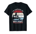 Id Rather Be Welding Mens Sunset T-Shirt - Fun Novelty Design for Adults - T-Shirt, Sweatshirt, Hoodie