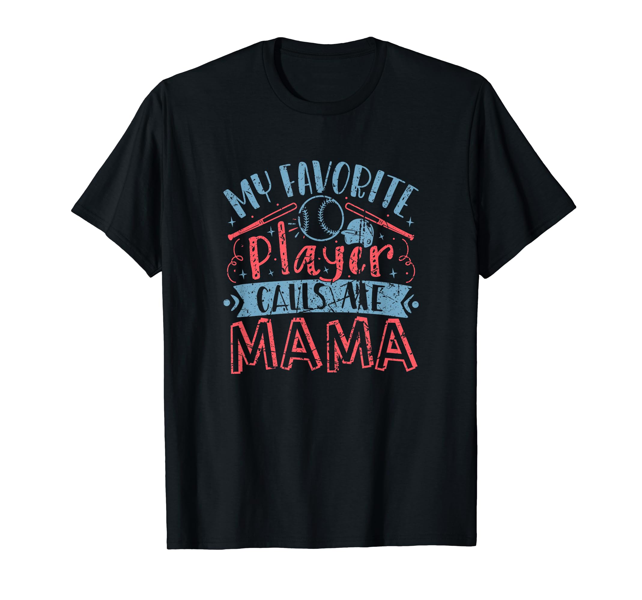 My Favorite Baseball Softball Player T-Shirt - Custom Art Print for Adults - T-Shirt, Sweatshirt, Hoodie