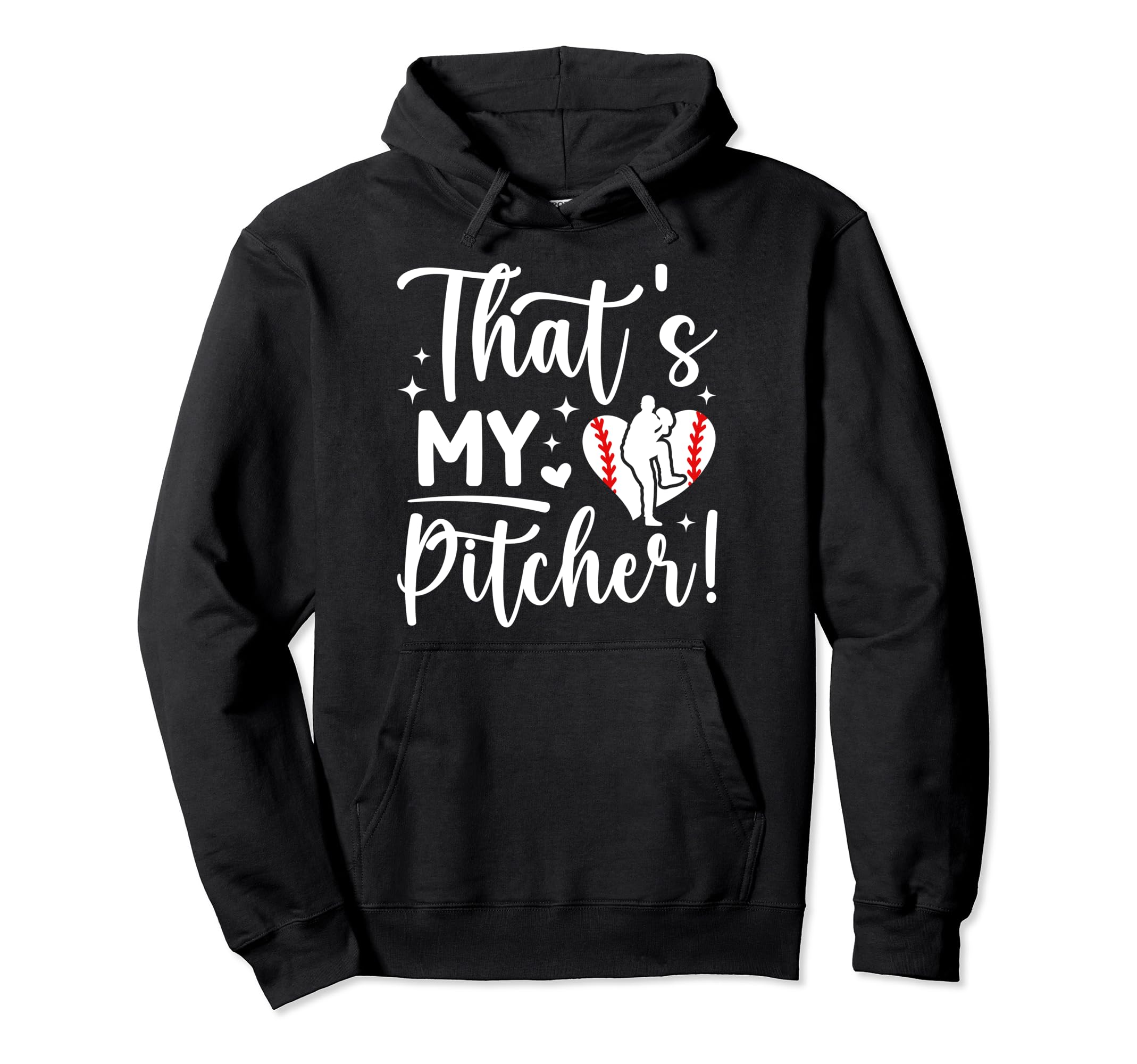 Thats My Baseball Pitcher Mom Hoodie - Aesthetic Graphic Men Women - T-Shirt, Sweatshirt, Hoodie