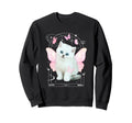 Y2K Aesthetic Cat Butterfly Fairy Sweatshirt - Graphic Print Men Women - T-Shirt, Sweatshirt, Hoodie