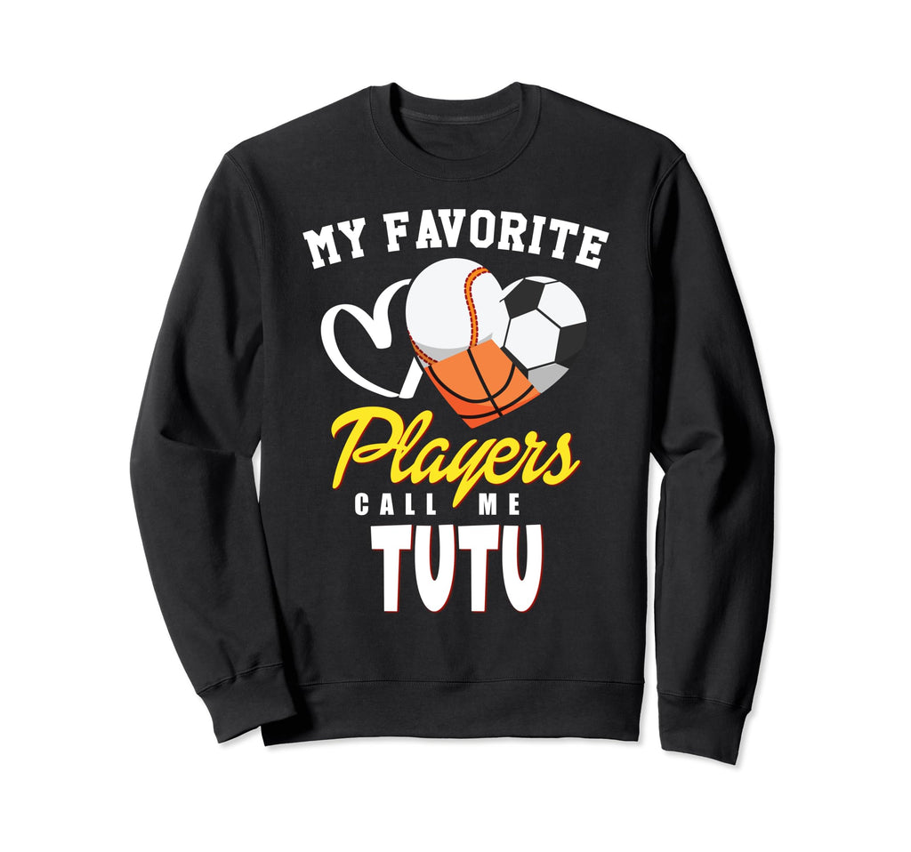 My Favorite Players Baseball Soccer Sweatshirt - Fun Novelty Design Unisex - T-Shirt, Sweatshirt, Hoodie