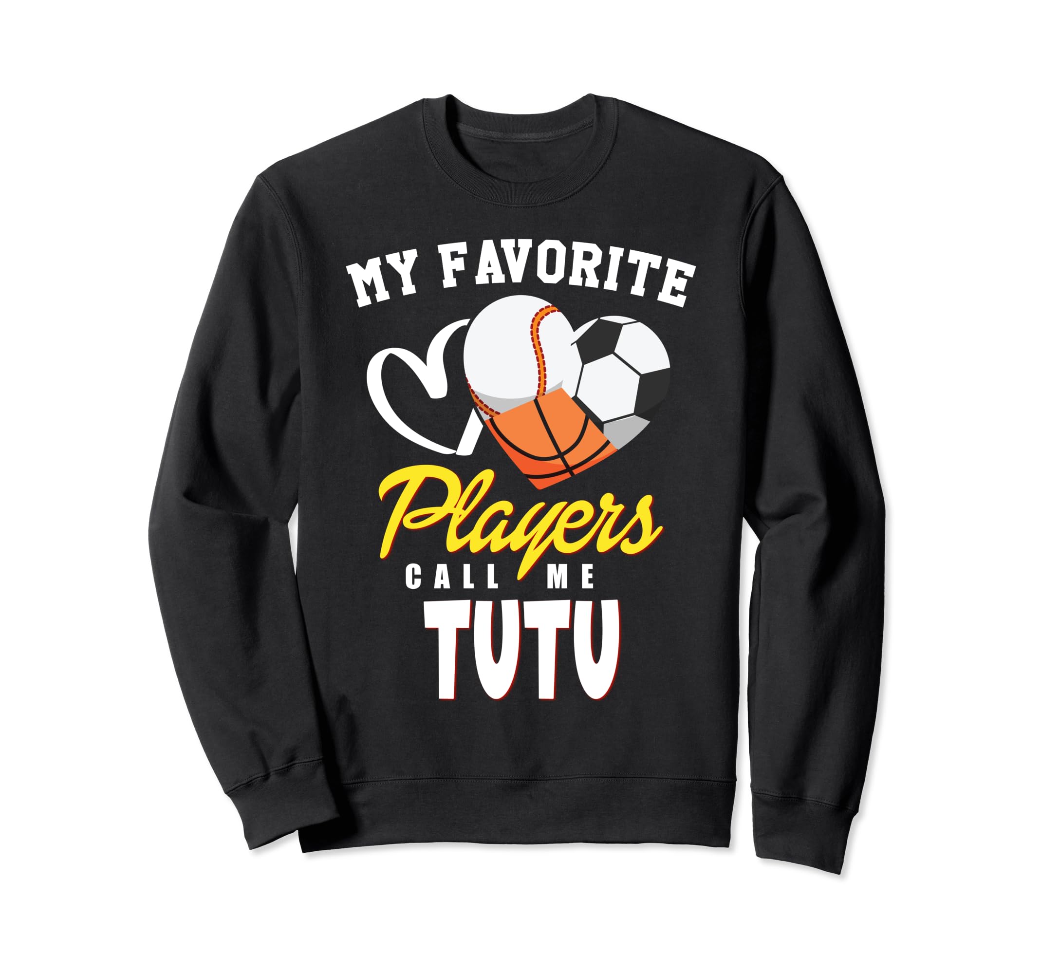My Favorite Players Baseball Soccer Sweatshirt - Fun Novelty Design Unisex - T-Shirt, Sweatshirt, Hoodie