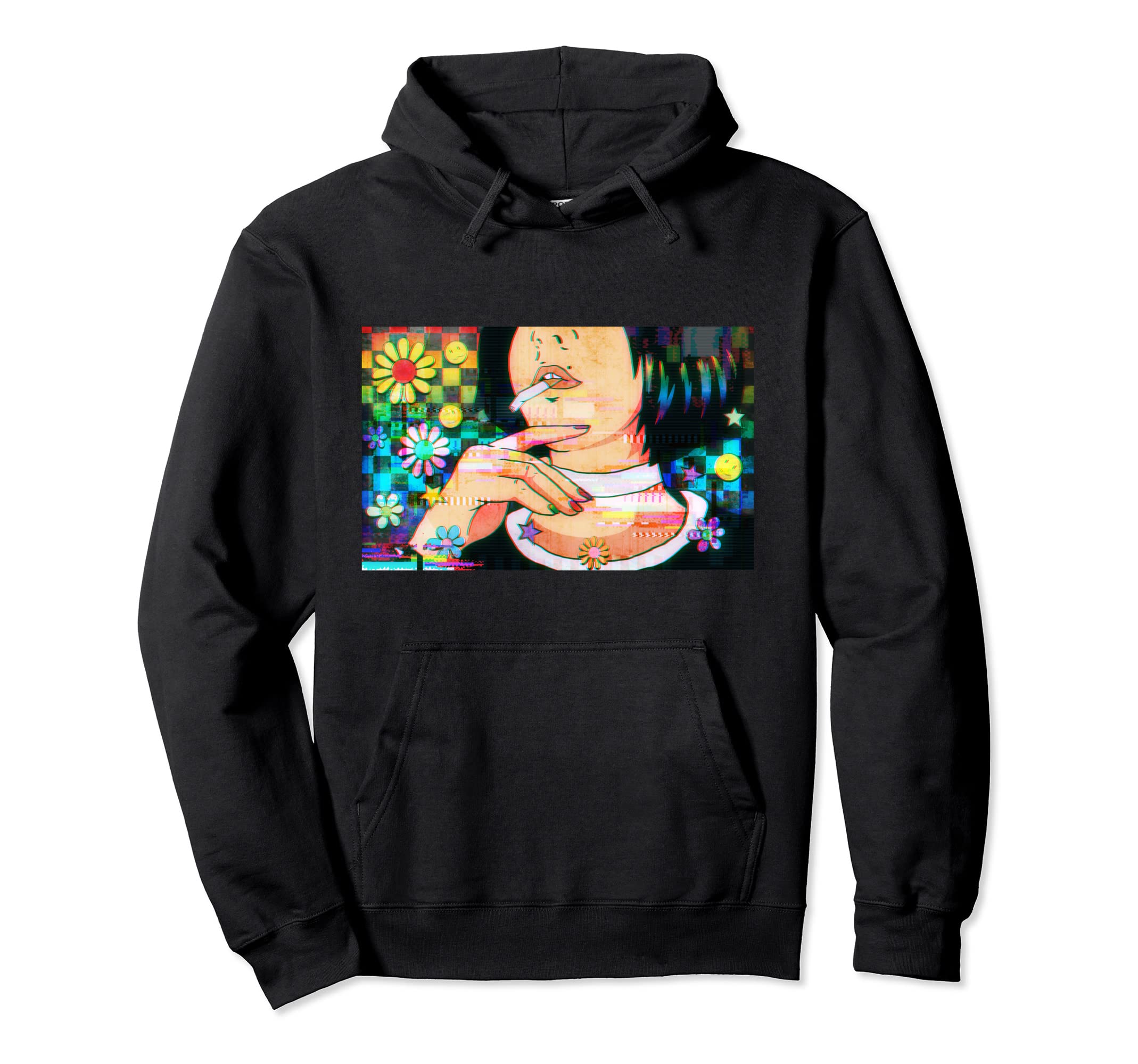 Kidcore Aesthetic Vaporwave Anime Hoodie - Streetwear Style for Adults - T-Shirt, Sweatshirt, Hoodie