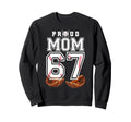Proud Mom Baseball Player Number 67 Sweatshirt - Graphic Print for Adults - T-Shirt, Sweatshirt, Hoodie