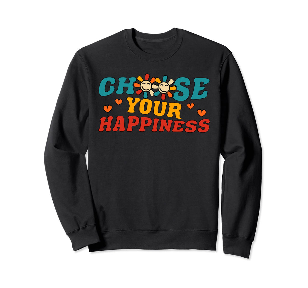 Inspirational Groovy Boho Flowers Sweatshirt - Novelty Apparel Unisex - T-Shirt, Sweatshirt, Hoodie