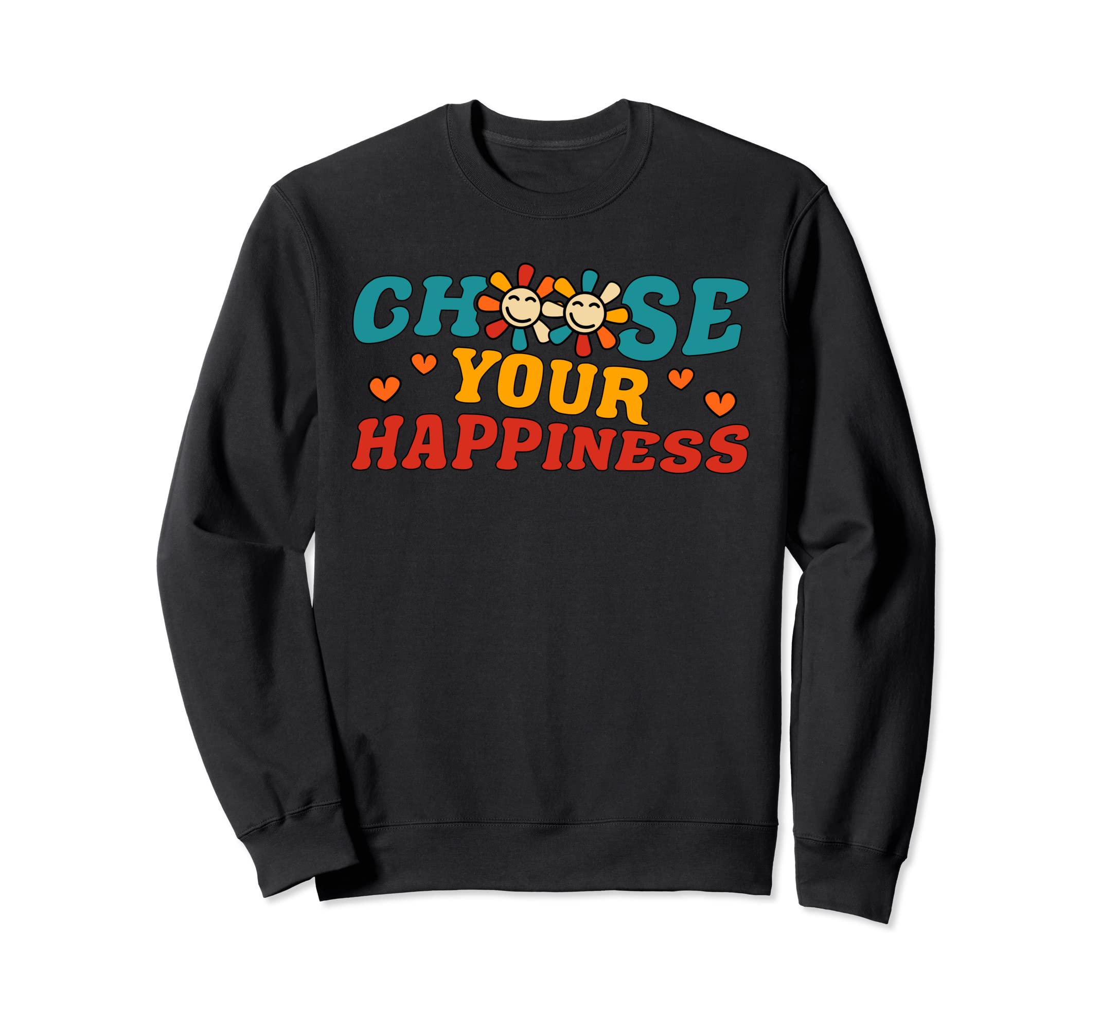 Inspirational Groovy Boho Flowers Sweatshirt - Novelty Apparel Unisex - T-Shirt, Sweatshirt, Hoodie