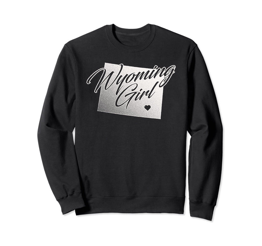 Wyoming Distressed State Outline Sweatshirt - Custom Art Print Unisex - T-Shirt, Sweatshirt, Hoodie