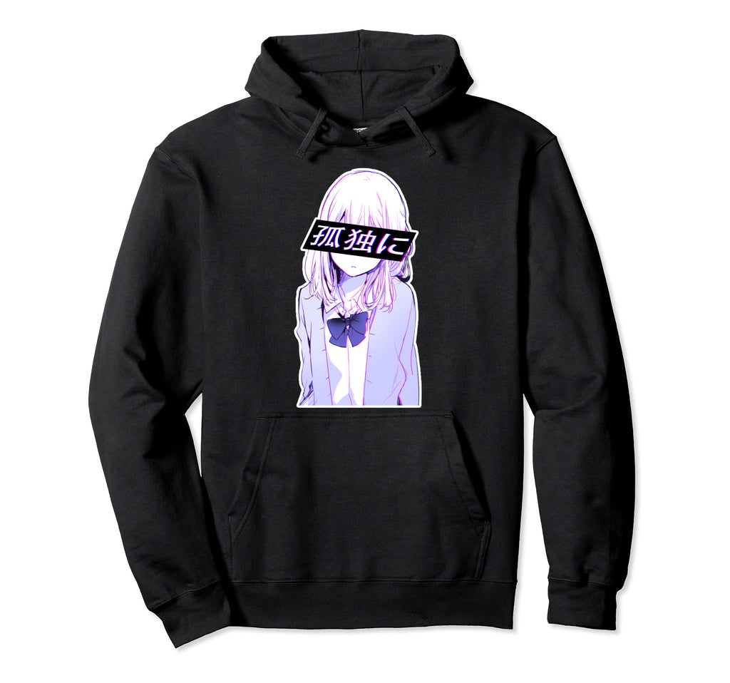 Anime Vaporwave Aesthetic Hoodie - Casual Everyday Wear for Adults - T-Shirt, Sweatshirt, Hoodie