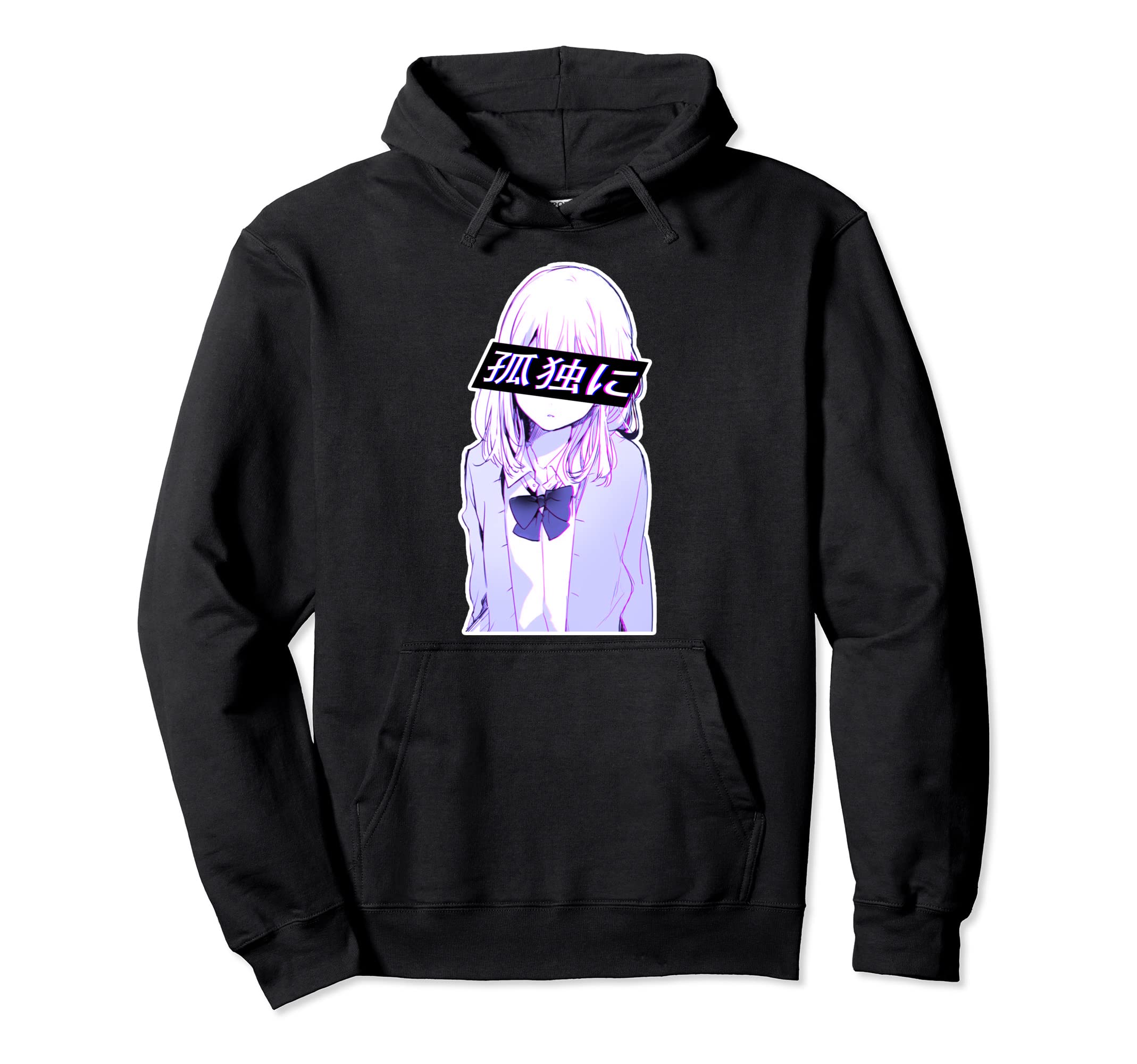 Anime Vaporwave Aesthetic Hoodie - Casual Everyday Wear for Adults - T-Shirt, Sweatshirt, Hoodie