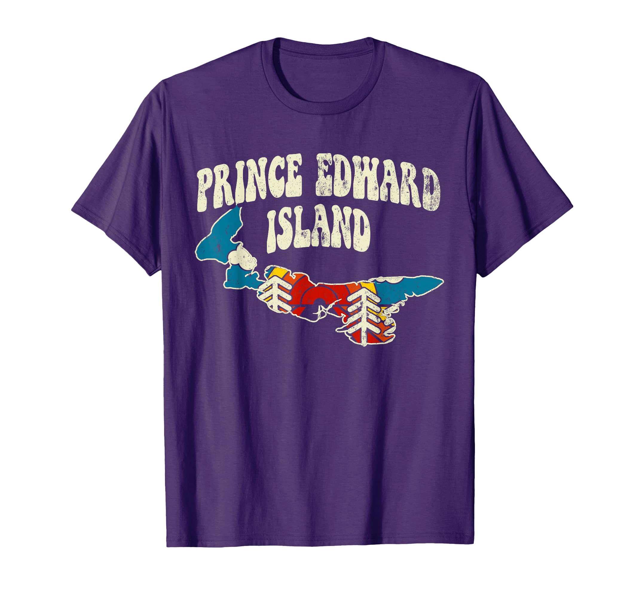 Prince Edward Island Province Rainbow T-Shirt - Streetwear Style Unisex - T-Shirt, Sweatshirt, Hoodie