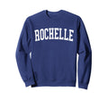 Rochelle Il Distressed White Sweatshirt - Casual Everyday Wear Men Women - T-Shirt, Sweatshirt, Hoodie