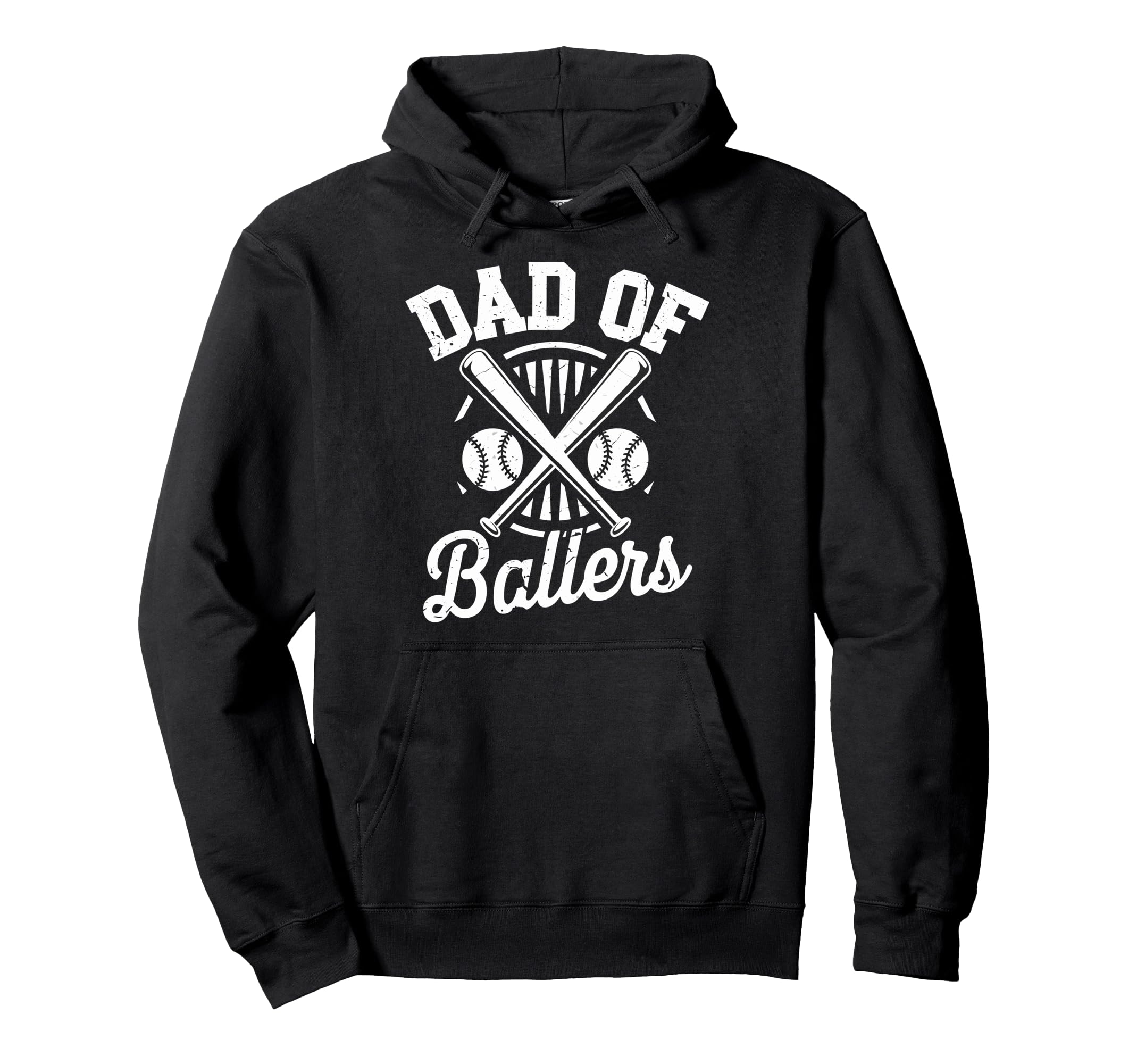 Dad Ballers Funny Dad Baseball Hoodie - Aesthetic Graphic Men Women - T-Shirt, Sweatshirt, Hoodie