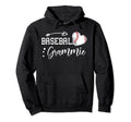 Baseball Grammie Love Heart Baseball Hoodie - Casual Everyday Wear Unisex - T-Shirt, Sweatshirt, Hoodie