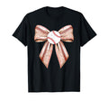 Groovy Coquette Bow Game Day Baseball T-Shirt - Trendy Graphic Men Women - T-Shirt, Sweatshirt, Hoodie