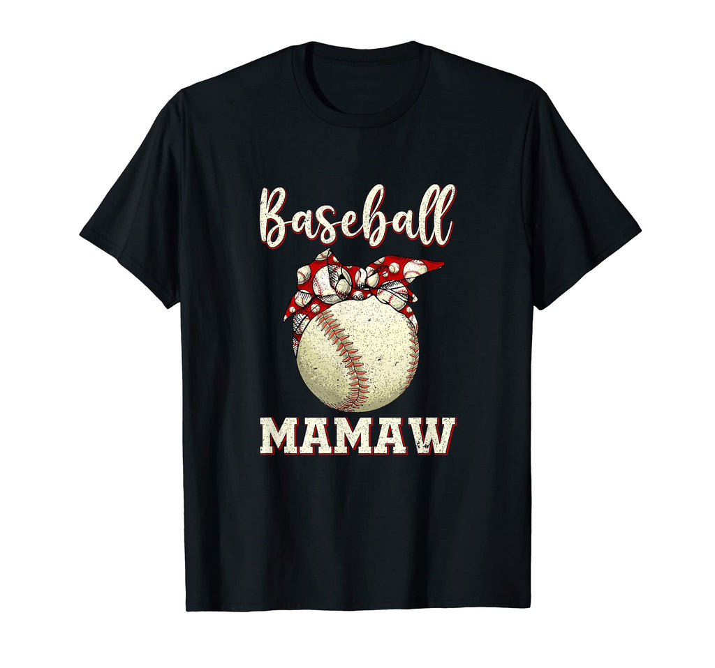 Baseball Mamaw Womens Softball T-Shirt - Custom Art Print Men Women - T-Shirt, Sweatshirt, Hoodie
