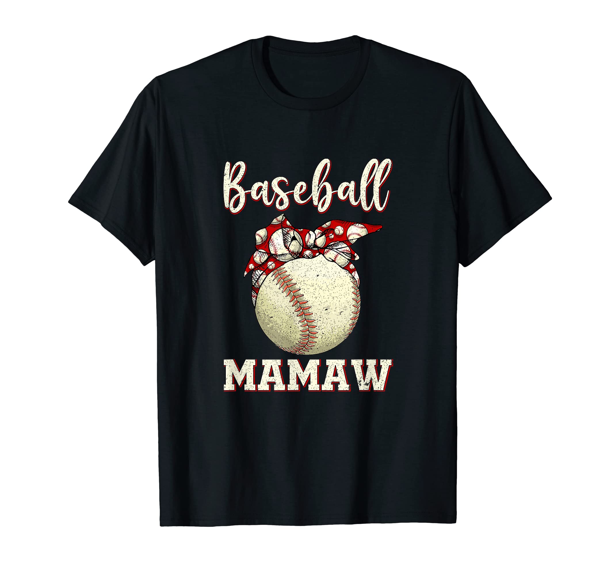 Baseball Mamaw Womens Softball T-Shirt - Custom Art Print Men Women - T-Shirt, Sweatshirt, Hoodie