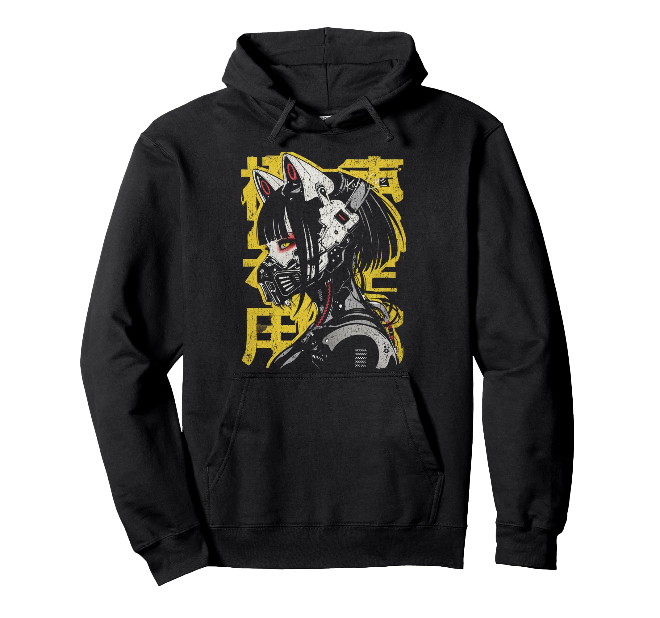 Japanese Streetwear Cyberpunk Y2K Hoodie - Fun Novelty Design Men Women - T-Shirt, Sweatshirt, Hoodie