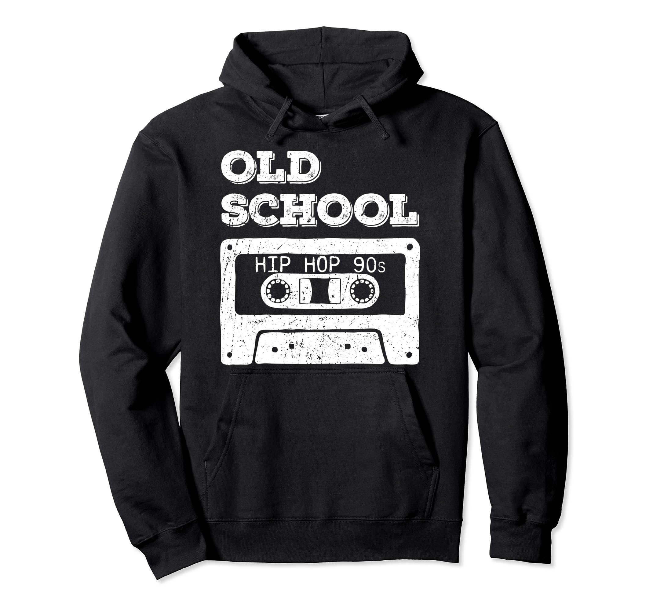 Old School Hip Hop Cassette Tape Rap Hoodie - Custom Art Print for Adults - T-Shirt, Sweatshirt, Hoodie
