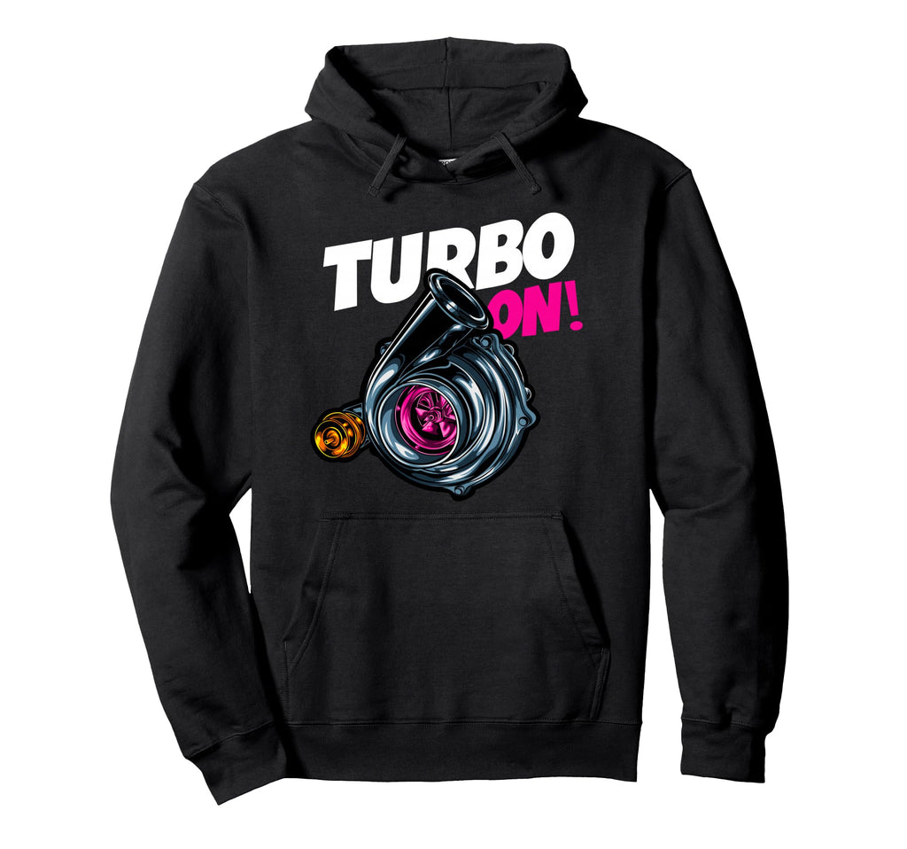 Turbo Car Enthusiasts Y2K Streetwear Racing Hoodie - Graphic Print Unisex - T-Shirt, Sweatshirt, Hoodie