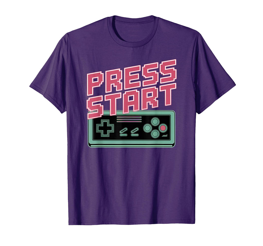 Press Start Gaming Controller Gaming T-Shirt - Streetwear Style Unisex - T-Shirt, Sweatshirt, Hoodie