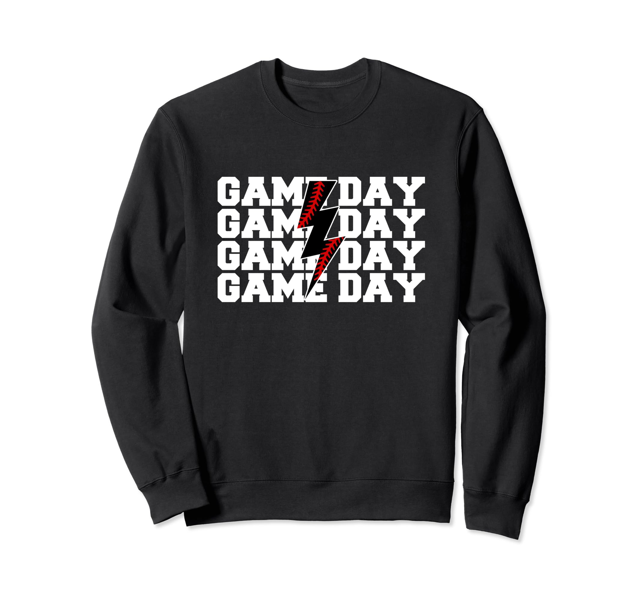 Game Day Baseball Mom Gifts Sweatshirt - Graphic Print for Adults - T-Shirt, Sweatshirt, Hoodie