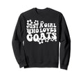 Groovy Boho Hippie Just Who Loves Sweatshirt - Novelty Apparel Men Women - T-Shirt, Sweatshirt, Hoodie