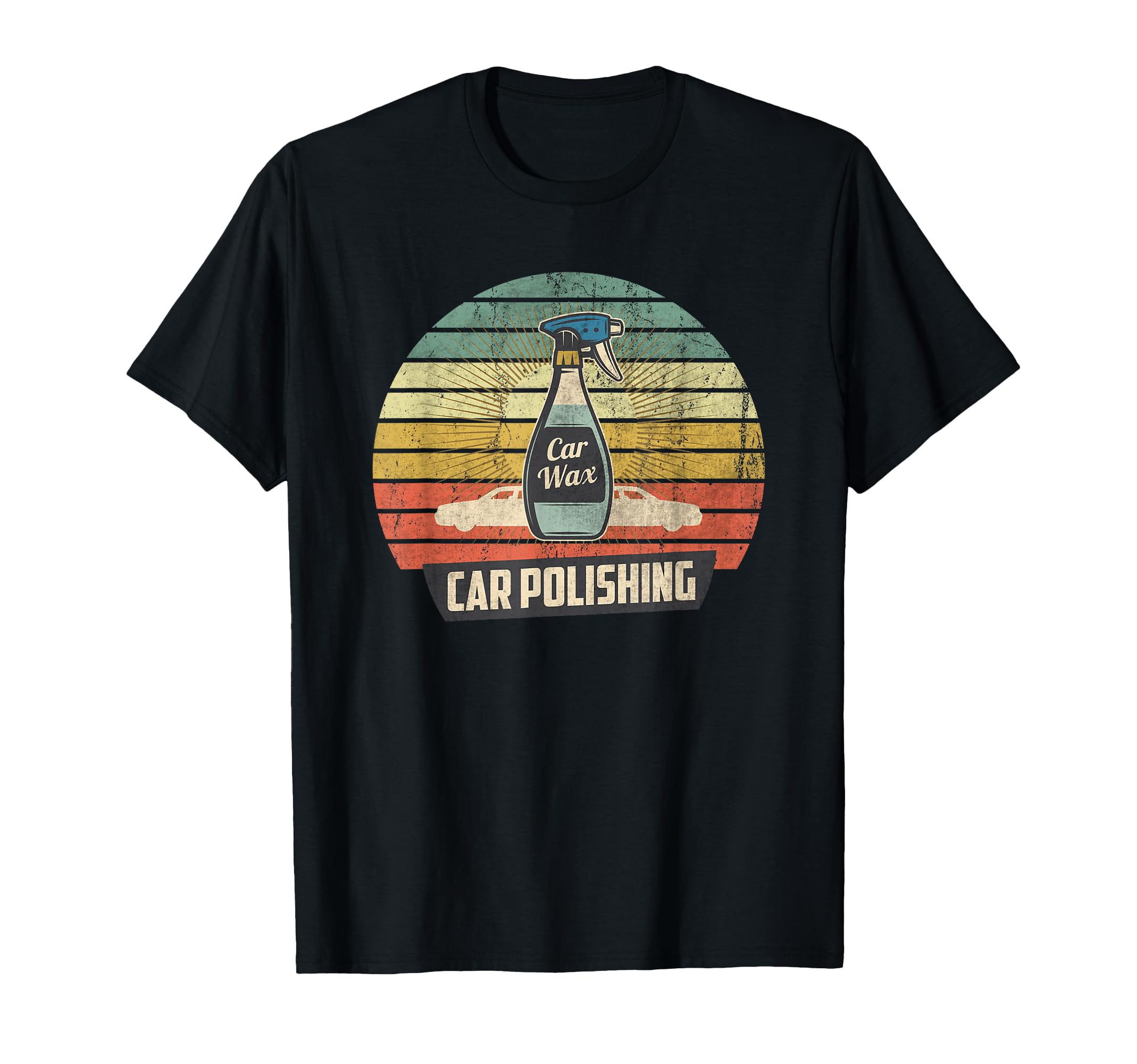 Car Polishing Car Polishing Wax Sunset T-Shirt - Unique Graphic Unisex - T-Shirt, Sweatshirt, Hoodie