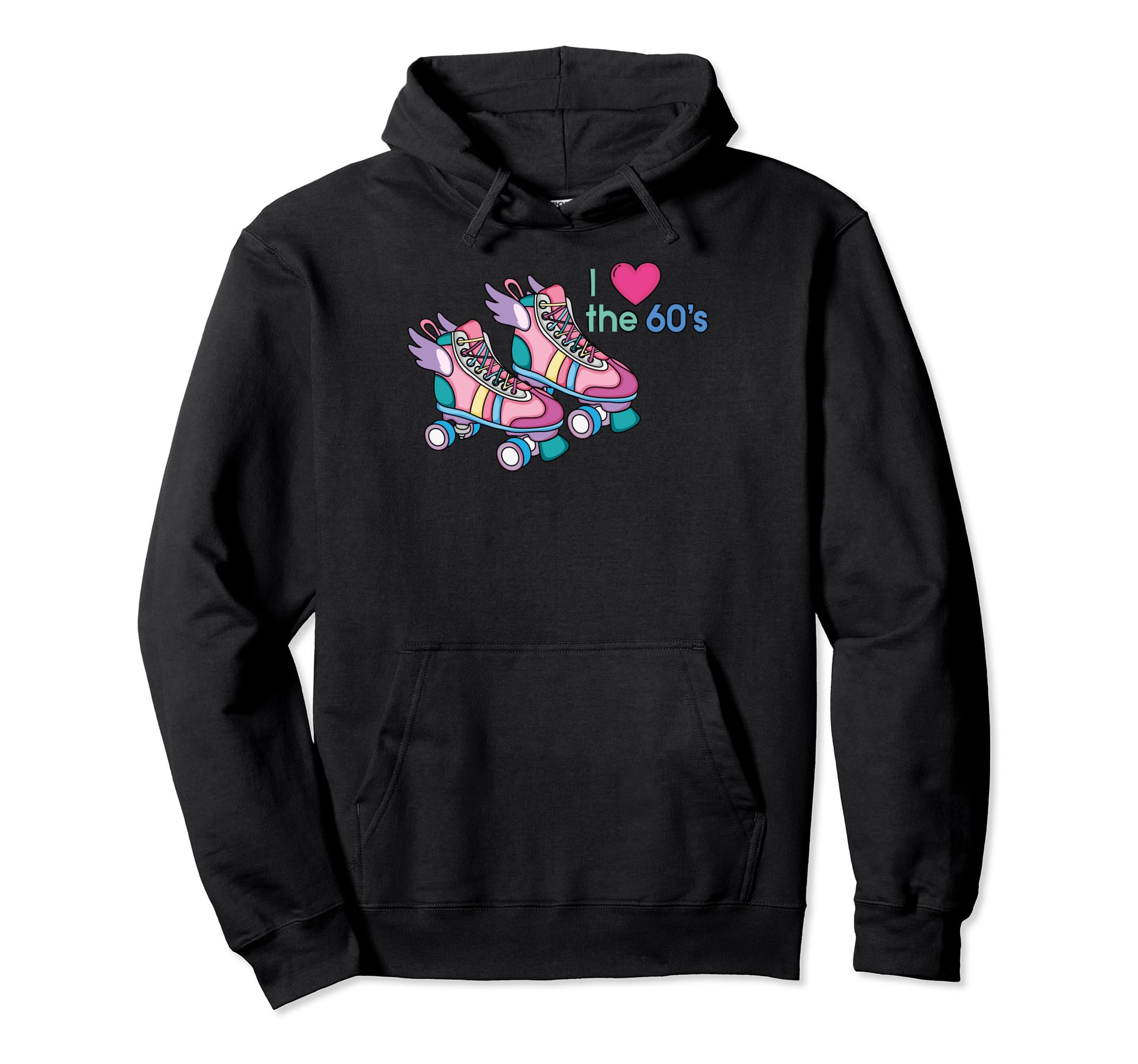 Funny Skating 70S 80S 60S Roller Skates Hoodie - Unique Graphic for Adults - T-Shirt, Sweatshirt, Hoodie