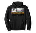 Usa American Flag Best Baseball Dad Ever Hoodie - Minimalist Print Unisex - T-Shirt, Sweatshirt, Hoodie