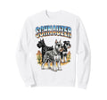 Schnauzer Dog Lover 80S Schnauzer Sweatshirt - Trendy Graphic for Adults - T-Shirt, Sweatshirt, Hoodie
