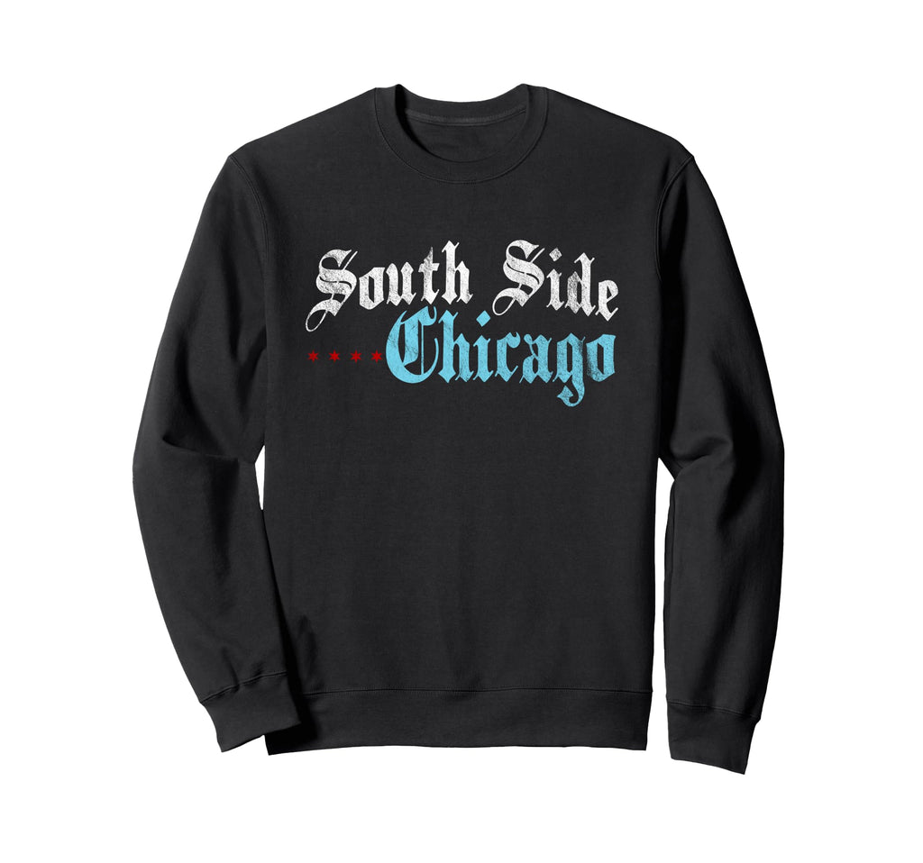 Southside Chicago Il Distressed Sweatshirt - Minimalist Print Unisex - T-Shirt, Sweatshirt, Hoodie