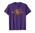 Great Vinyl Record Heartbeat Turntable Dj T-Shirt - Graphic Print Men Women - T-Shirt, Sweatshirt, Hoodie