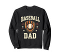 Baseball Dad Sweatshirt - Minimalist Print for Adults - T-Shirt, Sweatshirt, Hoodie