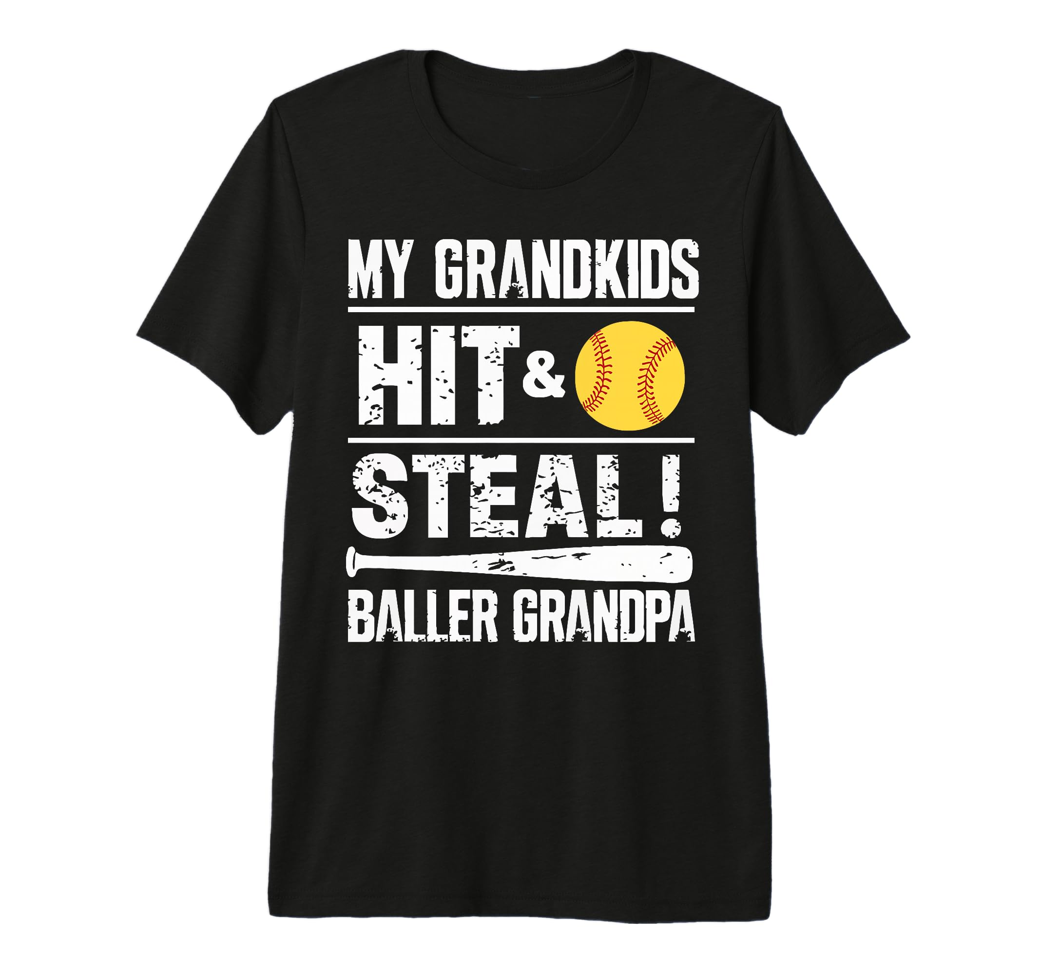 Mens Baseball Grandpa Grandfather T-Shirt - Unique Graphic Men Women - T-Shirt, Sweatshirt, Hoodie