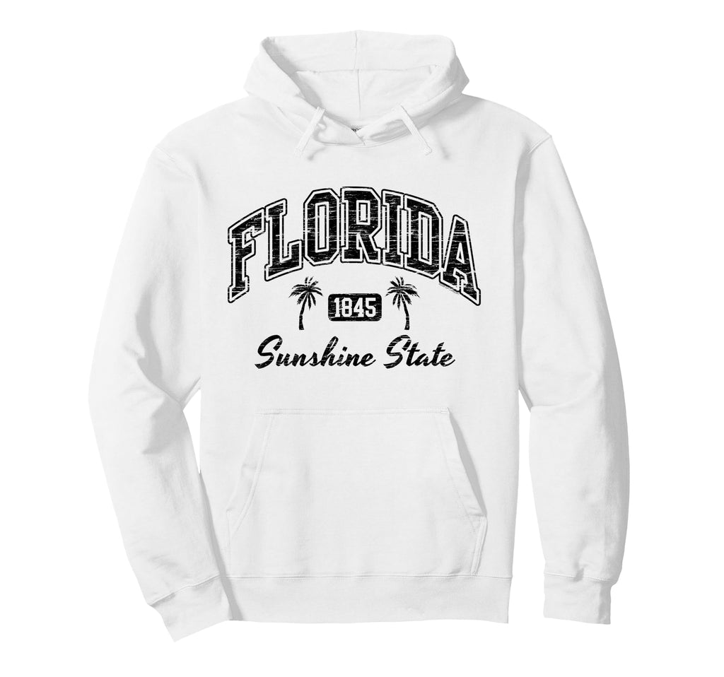 Florida Souvenir Beach 80S Hoodie - Graphic Print Unisex - T-Shirt, Sweatshirt, Hoodie