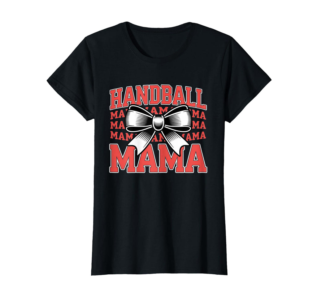 Handball Mama Coquette Bow Game Day T-Shirt - Minimalist Print Unisex - T-Shirt, Sweatshirt, Hoodie