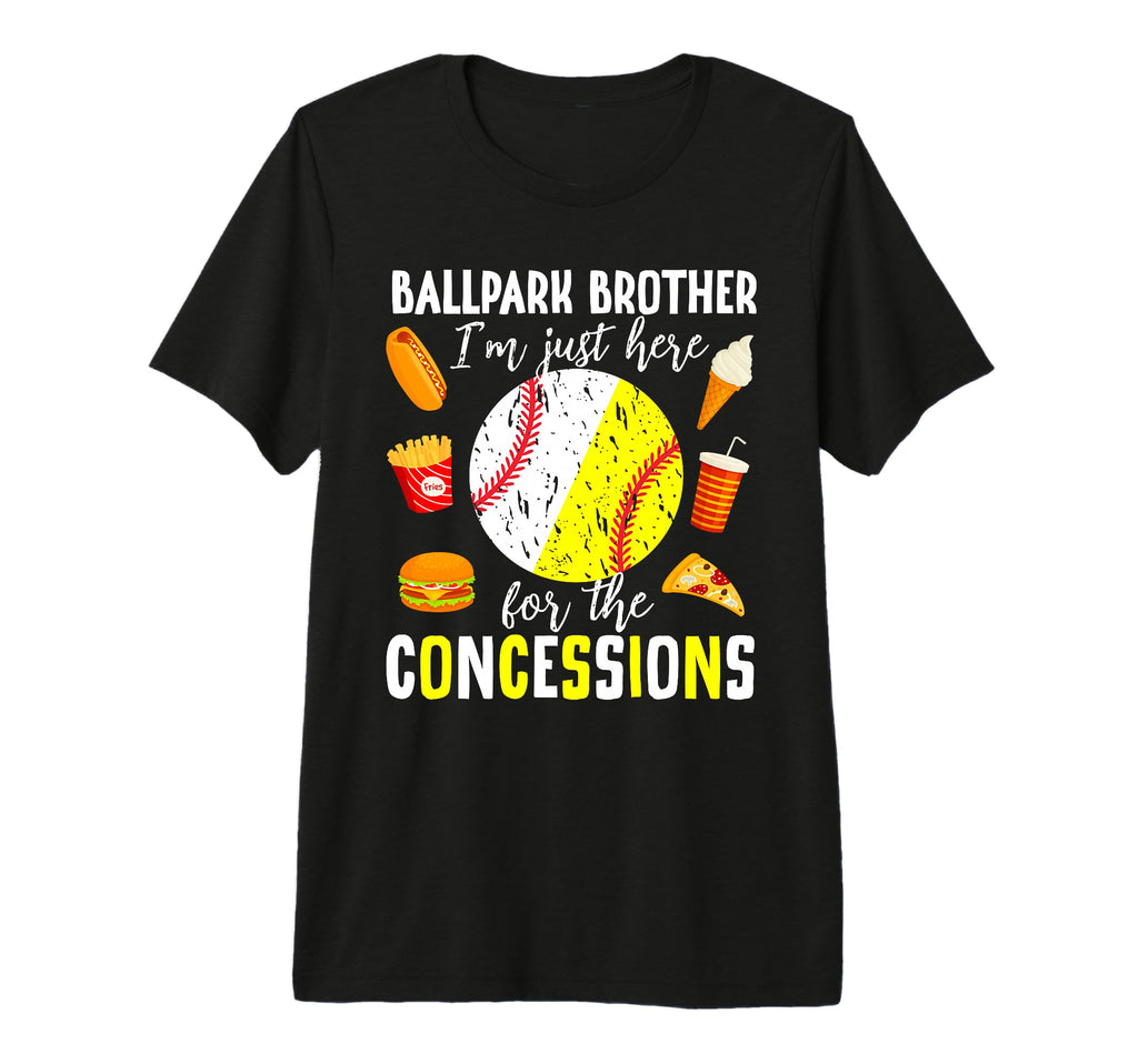 Ballpark Brother Funny Softball Baseball T-Shirt - Graphic Print Men Women - T-Shirt, Sweatshirt, Hoodie