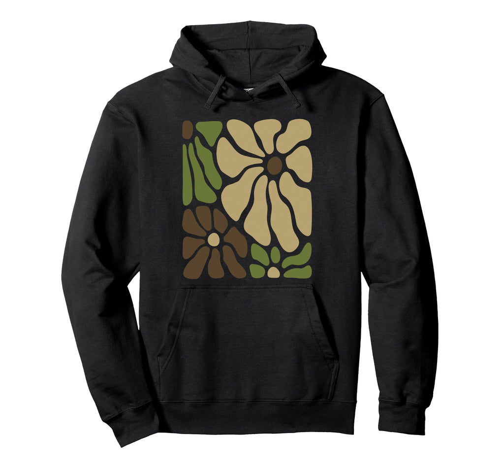 Womens Camo Floral Boho Flowers Camo Hoodie - Streetwear Style Men Women - T-Shirt, Sweatshirt, Hoodie
