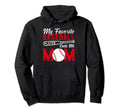 My Favorite Baseball Player Calls Me Mom Hoodie - Trendy Graphic Unisex - T-Shirt, Sweatshirt, Hoodie