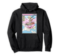 Surfing Ramen Bowl Japanese Waves Anime Hoodie - Unique Graphic for Adults - T-Shirt, Sweatshirt, Hoodie
