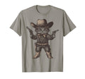 Cat Cowboy Hat Funny Western Kitten T-Shirt - Unique Graphic for Adults - T-Shirt, Sweatshirt, Hoodie