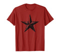 Grunge Star Distressed Red T-Shirt - Novelty Apparel Men Women - T-Shirt, Sweatshirt, Hoodie