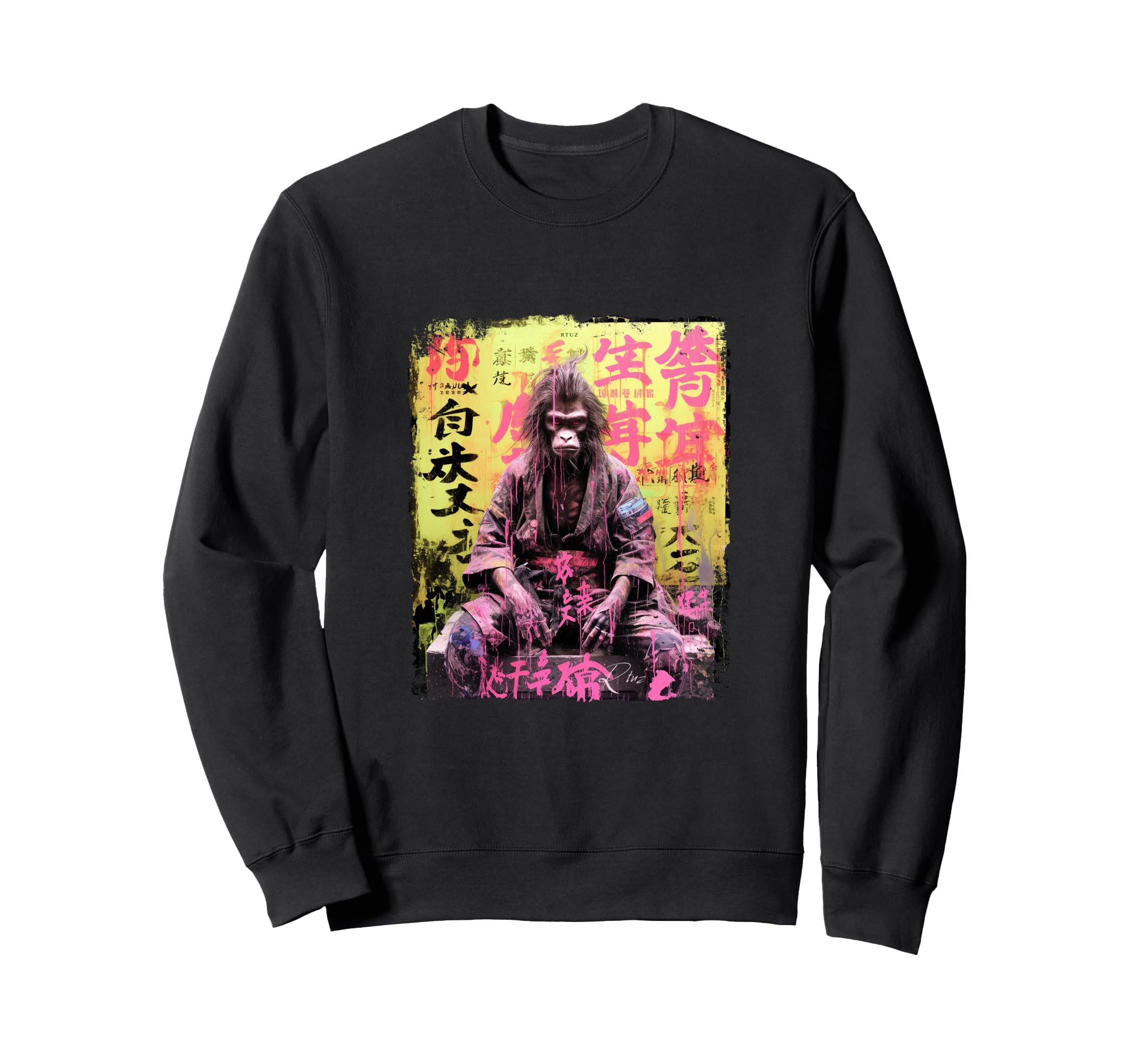 Gorilla Kong Ape Gym Fitness Sweatshirt - Custom Art Print Men Women - T-Shirt, Sweatshirt, Hoodie
