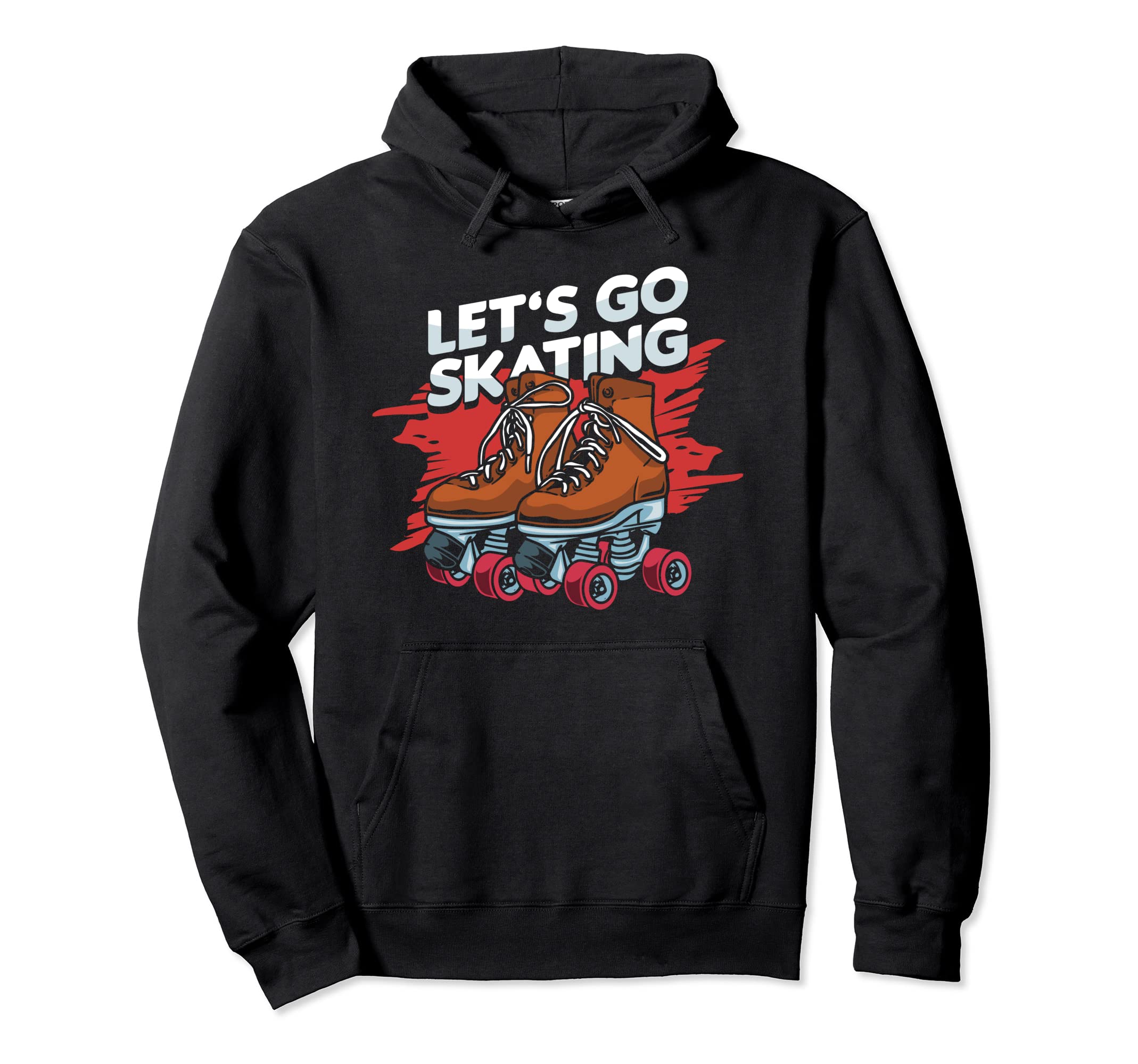 Inline Skater Roller Skate Skating Hoodie - Fun Novelty Design for Adults - T-Shirt, Sweatshirt, Hoodie