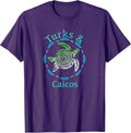 Vintage Turks Caicos Travel And Apparel - Adult & Kids T-Shirts, Sweatshirts & Hoodies apparel design preview 1